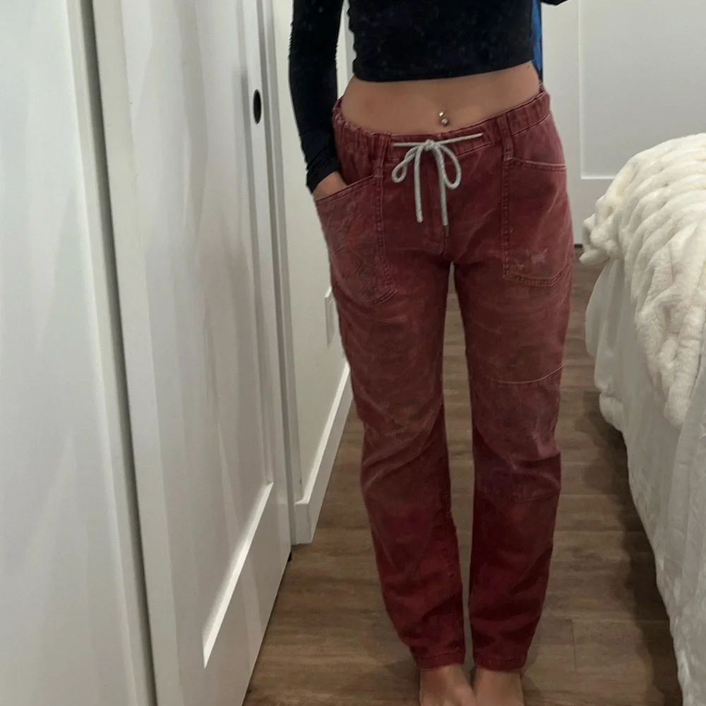 Anthropologie Pilcro Trailblazer Patchwork Pants - Picture 6 of 7